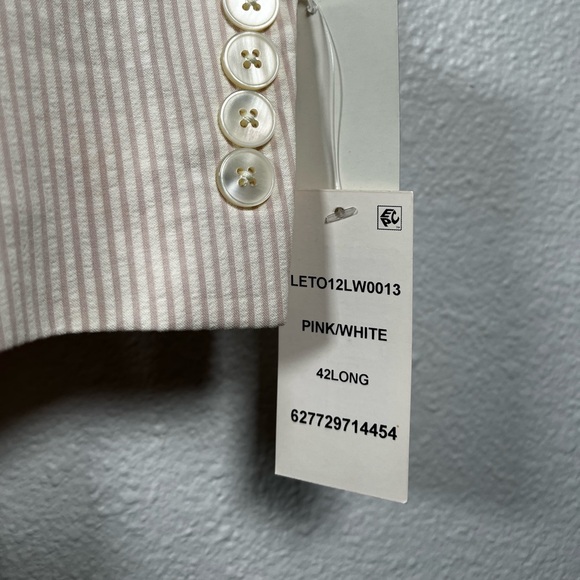 Ralph Lauren light pink and white sports coat size 42L new with tags - Picture 4 of 8